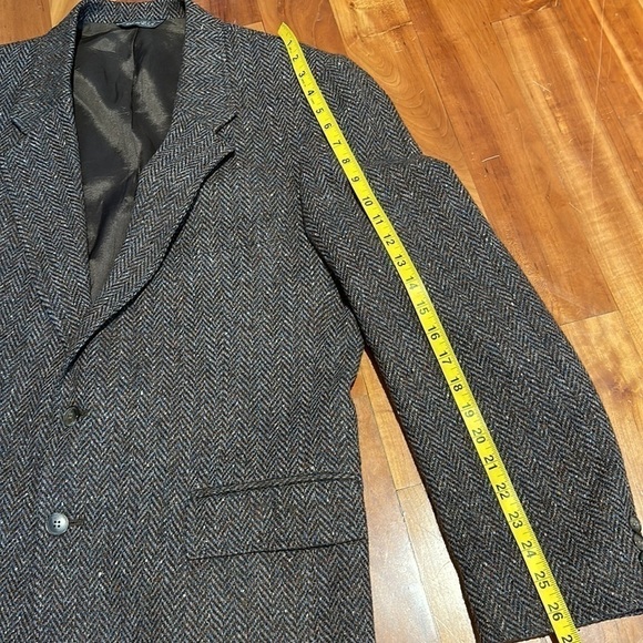 Vintage Oversized Tweed Wool Blazer Jacket sport coat power hip aritzia style - Picture 12 of 12